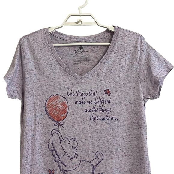 Disney Winnie the Pooh Quote VNeck Tee - Picture 2 of 6
